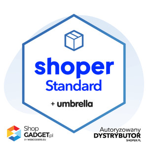 Zestaw startowy Shoper Standard z szablonem Umbrella