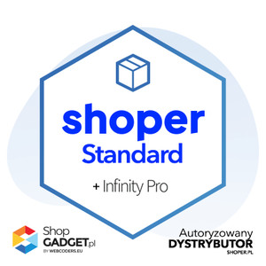 Zestaw startowy Shoper Standard z szablonem Infinity Pro