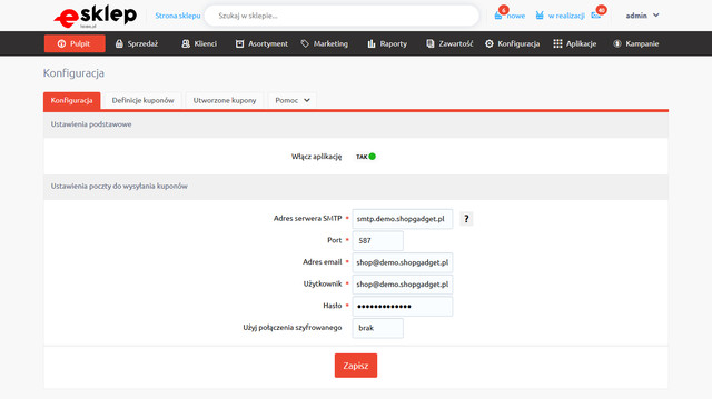 Konfiguracja poczty