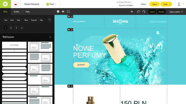 FreshMail - kreator newslettera