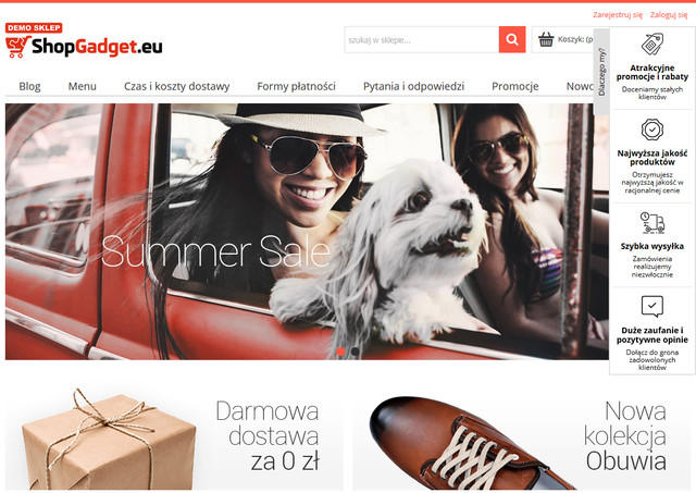 Wysuwany Widget - gdy potrzeba