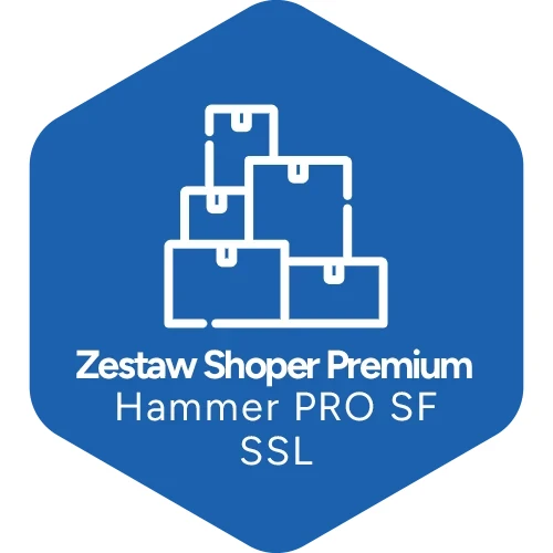 Zestaw Shoper Premium z szablonem Hammer PRO SF i Certyfikatem SSL