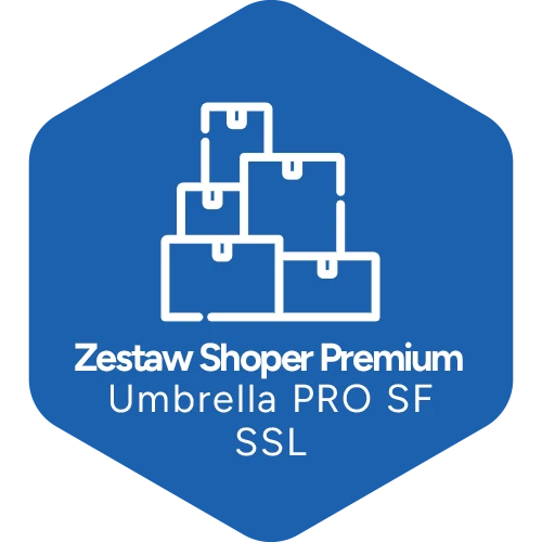 Zestaw Shoper Premium z szablonem Umbrella PRO SF