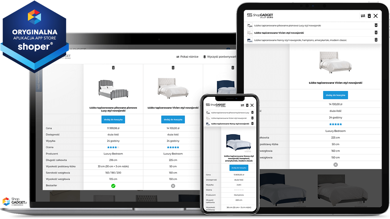Aplikacja Shoper Porównywarka Produktów