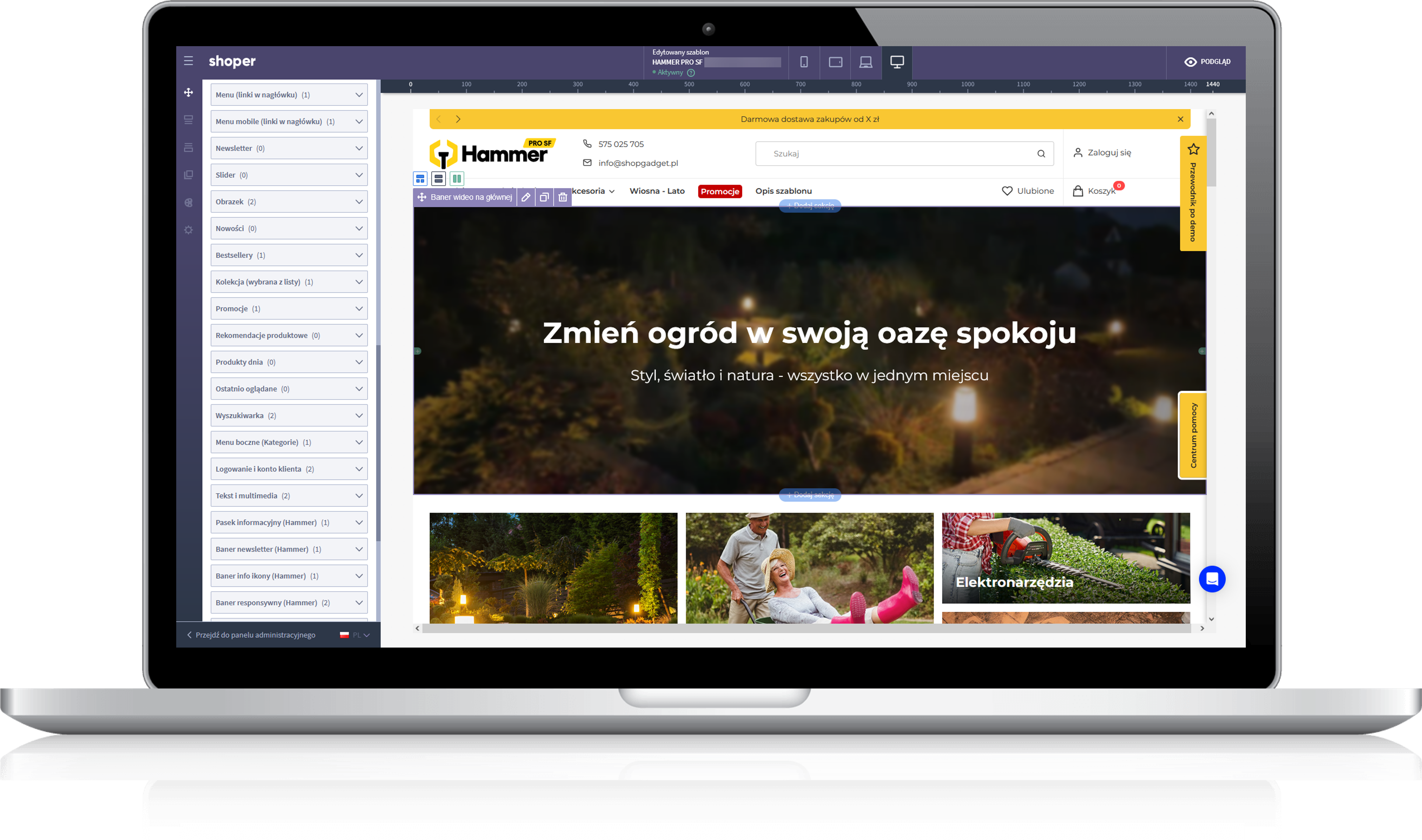 Zarządzanie modułami