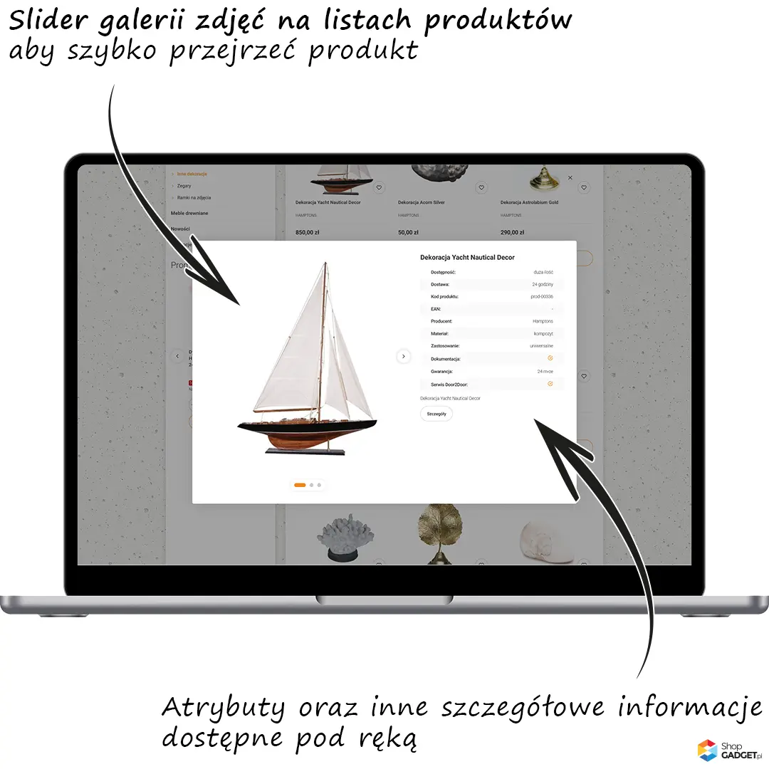 Rozszerzona lista produktów