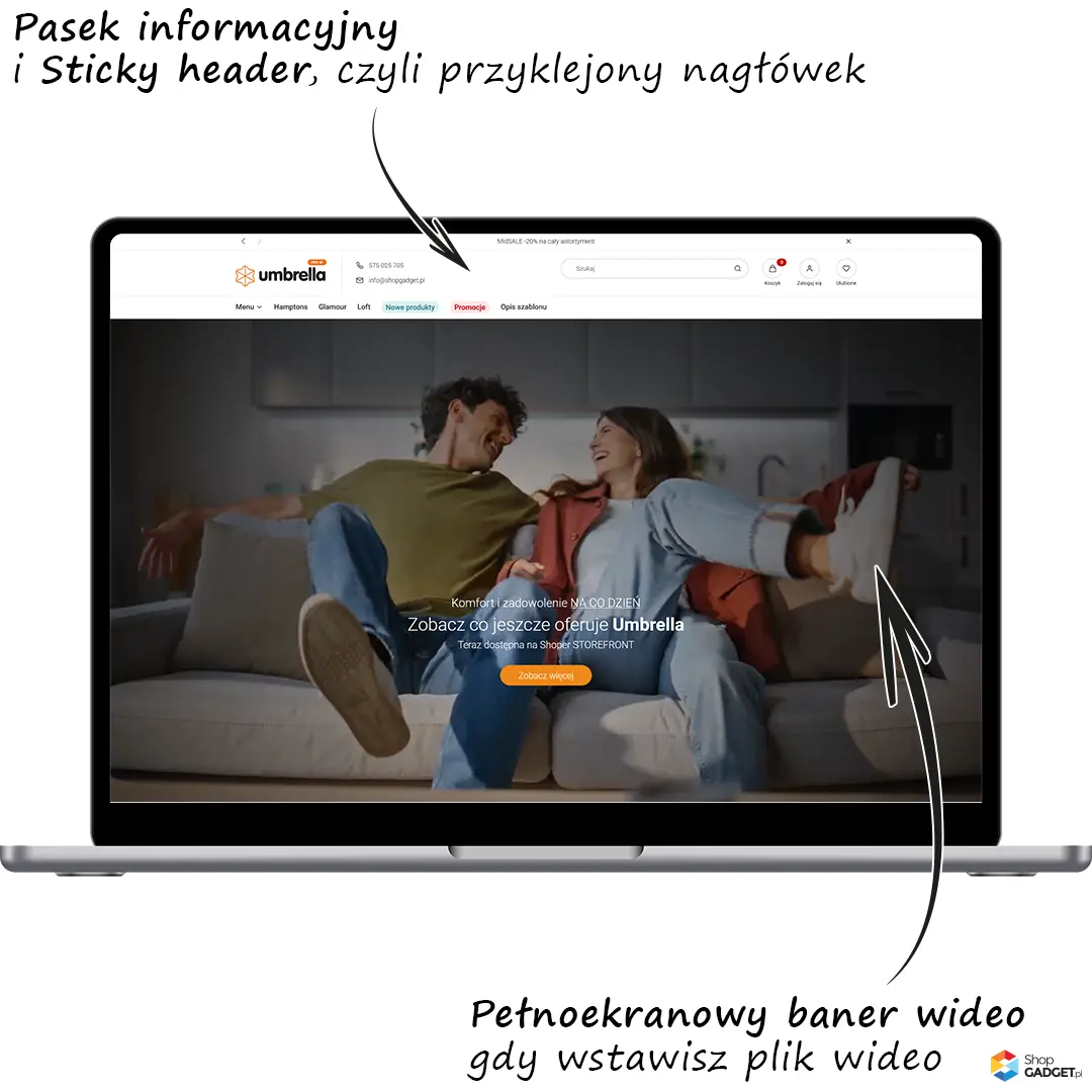 Pełnoekranowe banery responsywne